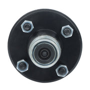 DURAFORCE 6PCS Trailer Axle Kit w/ 4 on 4" Bolt Idler 1" Hub & Round BT8 Spindle L44643