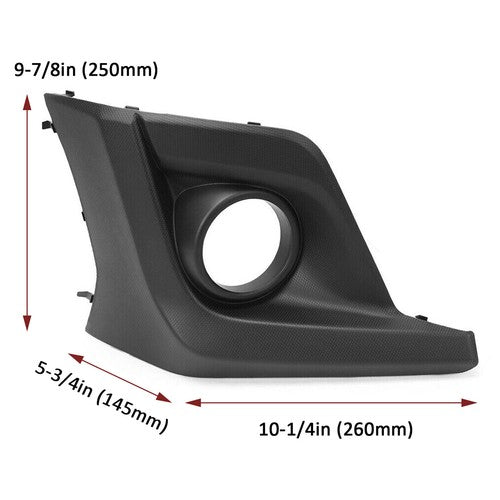 DURAFORCE Right Passenger Fog Light Cover Bezel Driving Lamp For 2018-20 Subaru Crosstrek