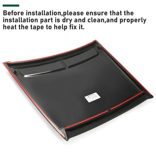 DURAFORCE Front Hood Scoop Vent Painted Replacement For 2015-2020 16 17 18 Ford F150 F-150