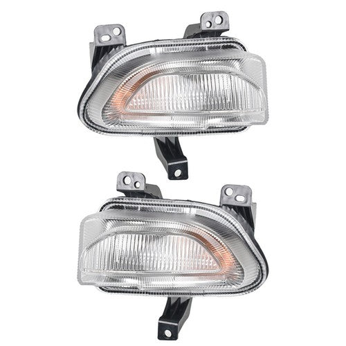 DURAFORCE Front Left & Right Park Turn Signal Lamp Light Fit For 15-18 Jeep Renegade l4