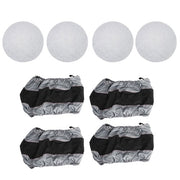 DURAFORCE Tyre Cases+Tyre Bags Car Cover 4Pcs New W/ Handheld For Gray 420D And Black 600D