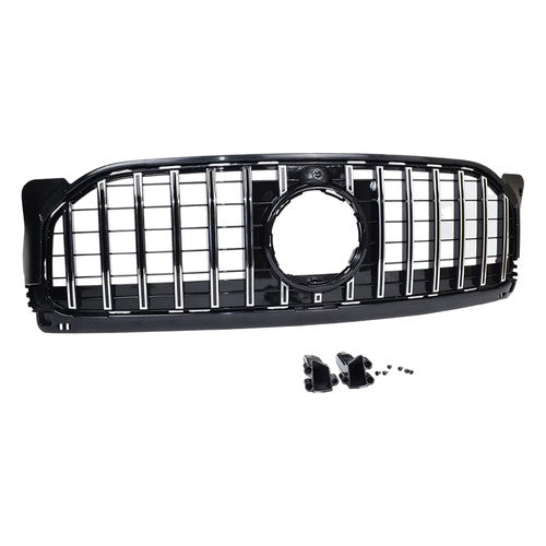 DURAFORCE For Mercedes X247 W247 GLB GLB250 2020-2023 Chrome GT Style Grill Front Grille