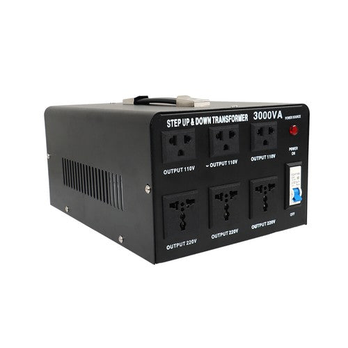 DURAFORCE Step Up/Down 110-120V to 220-240V Converter 3000W Voltage Transformer US