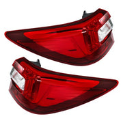 DURAFORCE Driver&Passenger Halogen For Subaru Outback 2015-2019 Red Rear Brake Tail Lights