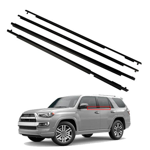 DURAFORCE New Outside Window Weatherstrip Seal Belt Moulding For Toyota 4Runner 2010-21