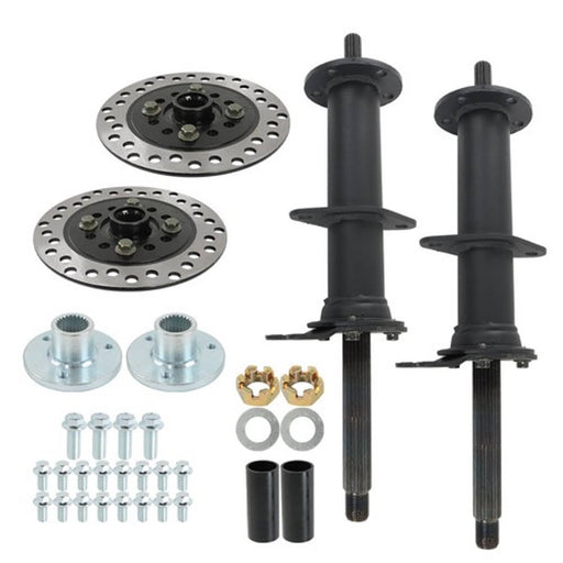 DURAFORCE Fit For 5" wheels 40" Rear Axle Kit With 3 Stud Hub Go Kart Golf Cart ATV US