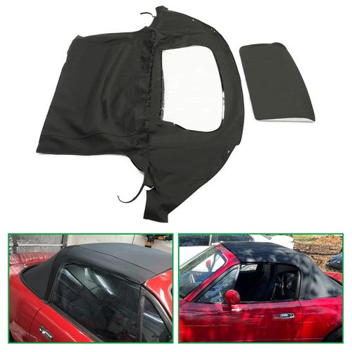 DURAFORCE For Mazda Miata Convertible Soft Top w/ Window Black Cabrio 1990-2005 2004 2003
