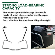 DURAFORCE Saddlebag Bracket Guard Crash Bars For Harley Touring Road Street Glide FLHX 14+