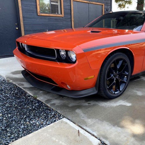 Black Front Lower Bumper Valance Air Dam Lip for Dodge Challenger 2008-2014
