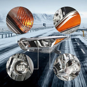 DURAFORCE Driver Left Side Headlight Assembly FIt For 2020-2021 Nissan Versa S SV Halogen