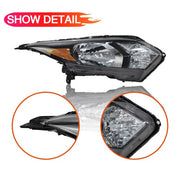 DURAFORCE Headlights Assembly Headlamp Halogen Fit 2016 2017 2018 Honda HR-V HRV LH+RH
