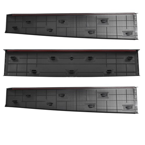 Tailgate Molding Cap Top Protector Trim 3 Pieces for 2014-2019 Silverado Sierra