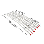 DURAFORCE For motorcycles truck 120"L x 38"W x 1.5"H 1500 lbs Motorcycle Loading Ramp