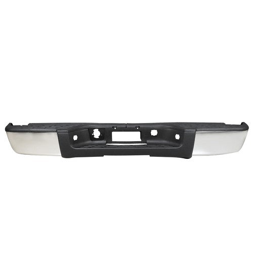 DURAFORCE Chrome Steel Rear Bumper Fit For Chevy Silverado GMC Sierra 1500 07-13 Pickup