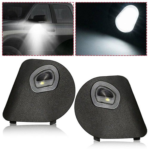 DURAFORCE LED Side Mirror Puddle Lights for Dodge Ram 1500 2500 3500 4500 5500 2010 2019