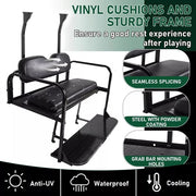 DURAFORCE For Club Car Precedent Rear Seat Flip For Club Car Tempo/Onward 2004+ Golf Cart