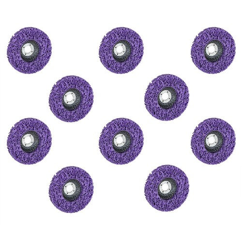 DURAFORCE 10 PackS 4"x5/8 Strip Discs Rust Remover Wheel Paint Removal Disc Angle Grinder