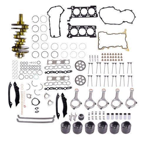 DURAFORCE 68147229AA For Jeep Ram 1500 Engine Overhaul Rebuild Kit Crankshaft Rods Timing