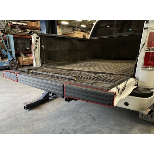 Flexible Flex Step Tailgate Molding Trim for 2009 2014 Ford F150
