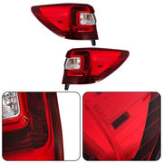 DURAFORCE Driver&Passenger Halogen For Subaru Outback 2015-2019 Red Rear Brake Tail Lights