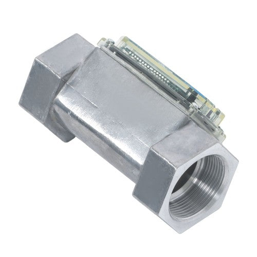 DURAFORCE 1.5inch 10.5-74 GPM Digital Turbine Flow Meter For Liquid Flow Meter