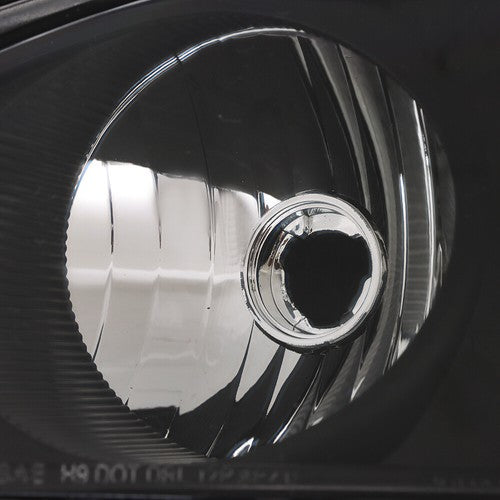 DURAFORCE RH & LH Headlights Headlamps Housing Halogen Black For Chevy Malibu 2004-2008
