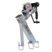 DURAFORCE Sturdy Steel For Adjustable Heavy Capacity Winch Stand W/1400lb Winch Galvanized