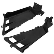 DURAFORCE Pair Gas Tank Side Covers Plastic Wrap For Yamaha Banshee 1987-2006 Black