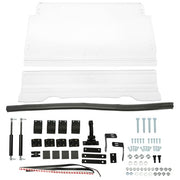 DURAFORCE 2-IN-1 Full Flip Up Split Windshield For 2014-18 Polaris RZR XP 1000 /S4 RZR 900