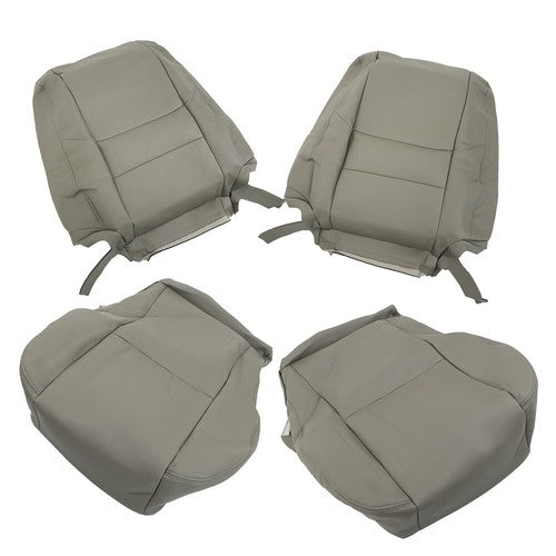 DURAFORCE Suit For 2000-2007 Toyota Sequoia 4PCS Front Driver & Passenger Seat Cover Gray