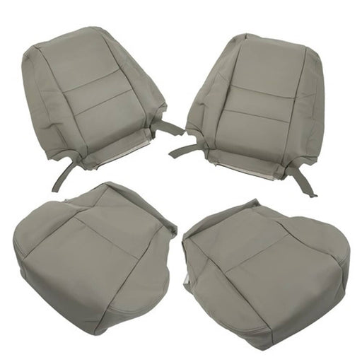 DURAFORCE Suit For 2000-2007 Toyota Sequoia 4PCS Front Driver & Passenger Seat Cover Gray