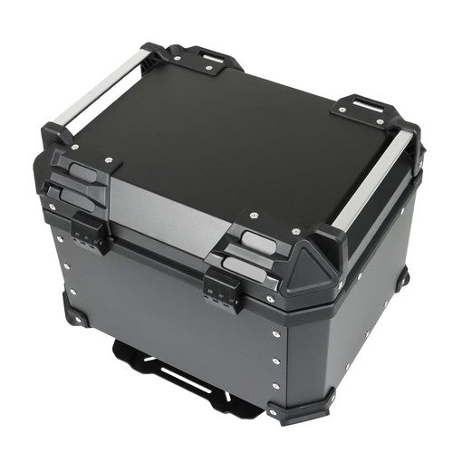 DURAFORCE Motorcycle 36L Side Case Hard Saddlebag Aluminum & 45L Top Case Tail Box Luggage