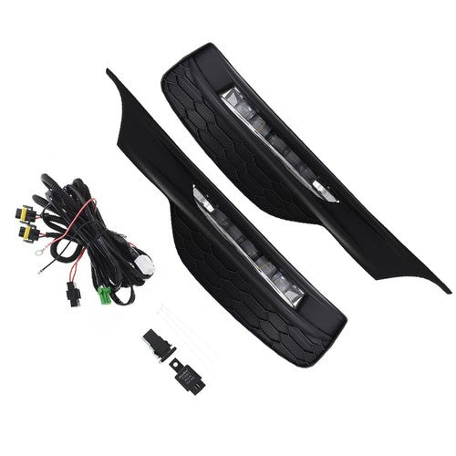 DURAFORCE Daytime Running Lights For 16-17 Honda Accord Sedan with Bezel Switch RH+LH