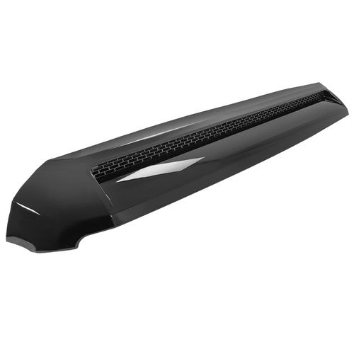 DURAFORCE Gloss Black Front Upper Hood Bulge Molding Grille Trim For Toyota Tundra 14-2021