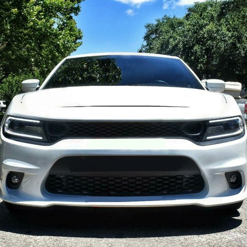 For 2015-23 Dodge Charger RT Scat Pack SRT Style Front Upper Lower Grille Kit