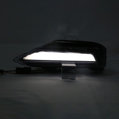 DURAFORCE For 2014-2020 Infiniti Q50 Sport Bumper LED Fog Lights Lamps Turn Signal Pair