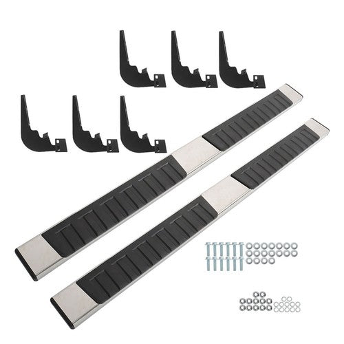 DURAFORCE Suit For RAM 1500 Crew Cab 2009-2018 Running Boards Side Steps Left+Right Side