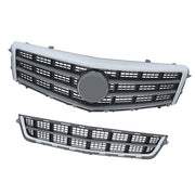 DURAFORCE For Cadillac ATS 2013-2014 2Pcs Front Upper Bumper Grille + Lower Grille Plastic