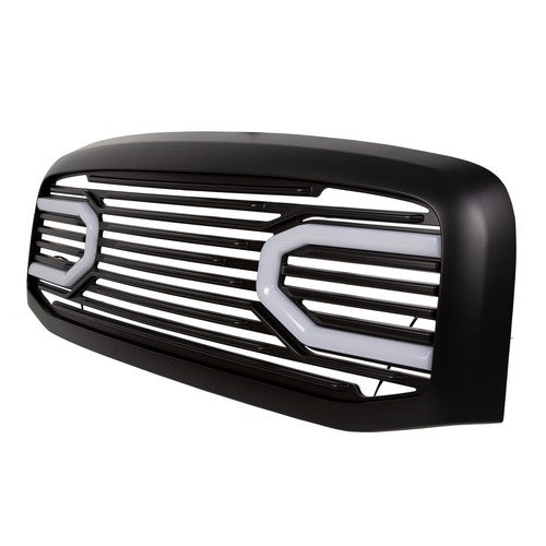 Front Hood Black Grille Shell Light for Dodge RAM 2500 3500 1500 2006-2009