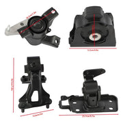 DURAFORCE 4X New Engine Motor & Trans Mount Set Fit For Toyota RAV4 2.5L FWD 2009-2012