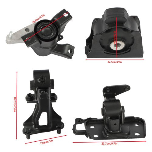 DURAFORCE 4X New Engine Motor & Trans Mount Set Fit For Toyota RAV4 2.5L FWD 2009-2012