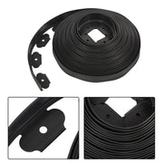DURAFORCE L-shaped Landscape Edging Border Kit No-Dig Garden Edge Lawn Border 1.5" 60 FT