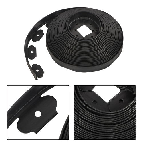 DURAFORCE L-shaped Landscape Edging Border Kit No-Dig Garden Edge Lawn Border 1.5" 60 FT