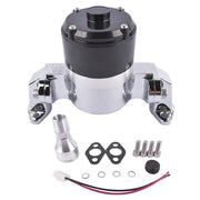 DURAFORCE Chrome High Flow Electric Water Pump for SBC Small Block Chevy 283 327 350 400
