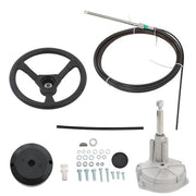 DURAFORCE Marine Boat Rotary Steering System Outboard Kit 17 Feet & 17" Steering Cable USA