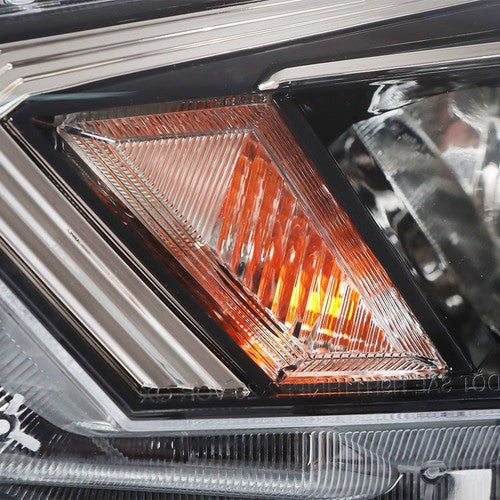 DURAFORCE For 20-21 Nissan Versa S SV Left Headlight Replacement Chrome Housing Clear Lens