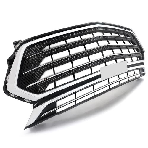 DURAFORCE Front Bumper Grille Upper Grill Chrome for Chevrolet Traverse 2018-2021