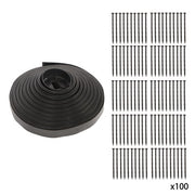 DURAFORCE 80ft Landscape Edging with 100 Spikes Garden Edging for Lawn 2 Inch Tall