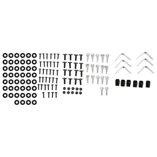 Set of 6 Fender Flares Black ABS for Polaris Midsize Ranger 570 and ETX 2015-2022