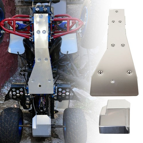 DURAFORCE Full Chassis Glide & Swing Arm Skid Plate Guard Combo For YAMAHA BANSHEE YFZ 350